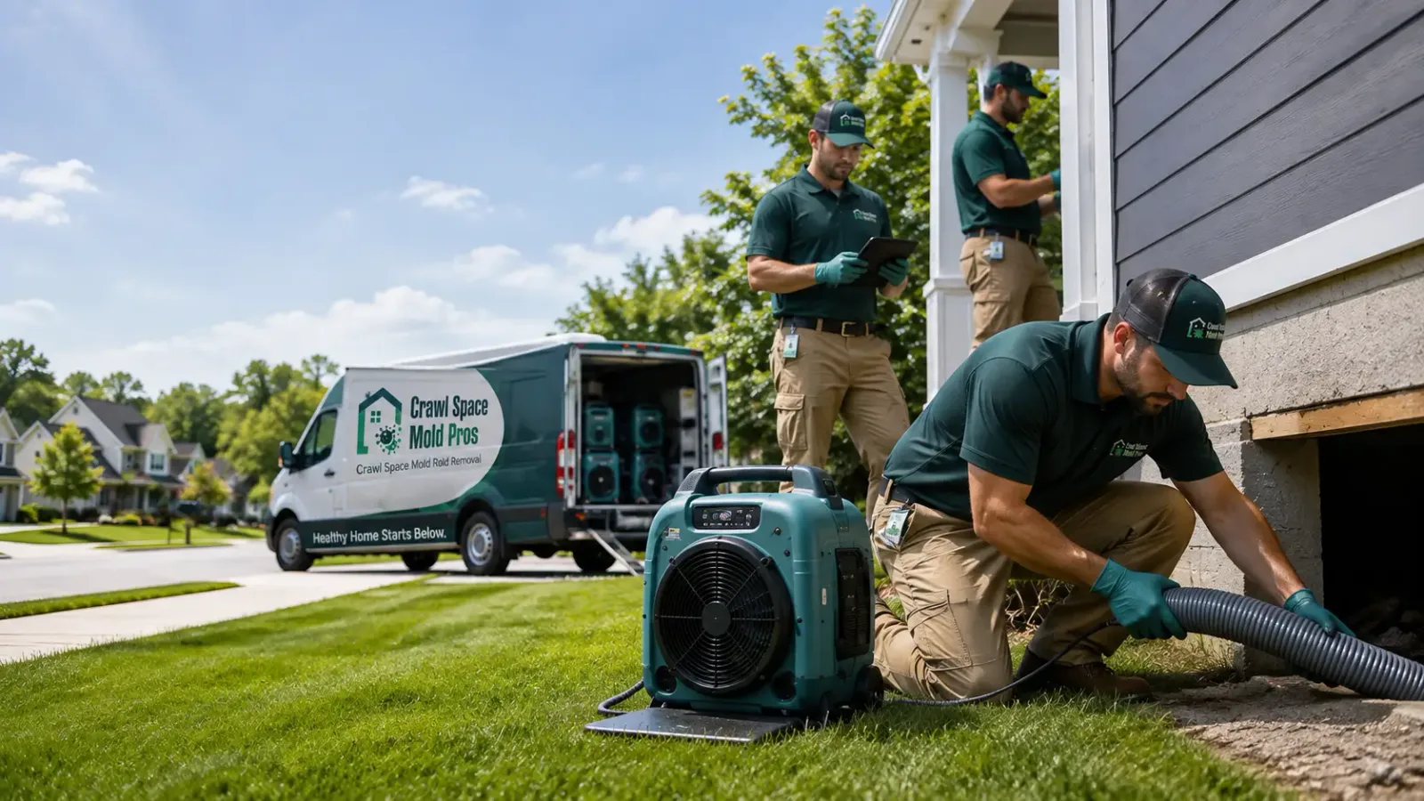 Crawl Space Mold Removal in Conrath, WI